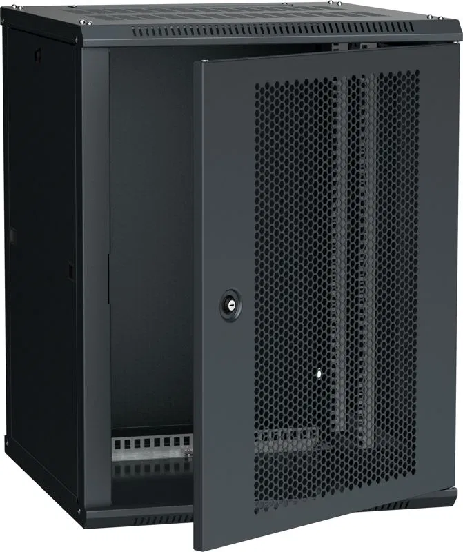 Шкаф LINEA W 18U 600х600мм перфорир. дверь RAL9005 ITK LWR5-18U66-PF