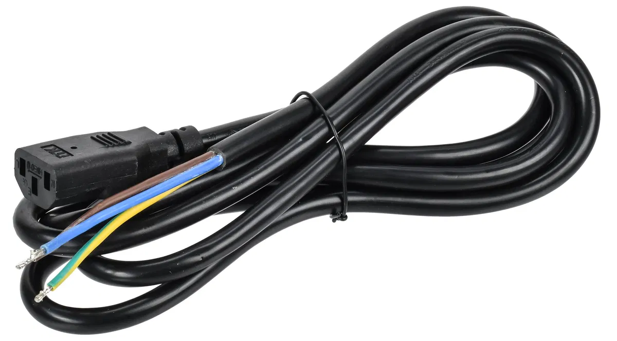 ITK Кабель электропитания PDU 3х1,5 2М с разъёмом С13-б/р PC-C13N-2M