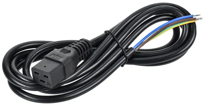 Кабель электропитания PDU 3х1.5 2М C19-б/р ITK PC-C19-2M