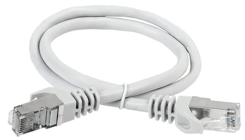 Патч-корд кат.6A S/FTP LSZH 3м сер. ITK PC01-C6ASL-3M