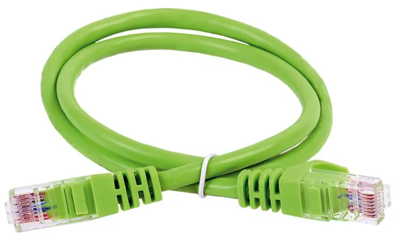 Патч-корд кат.5E UTP LSZH 0.15м зел. ITK PC02-C5EUL-015M