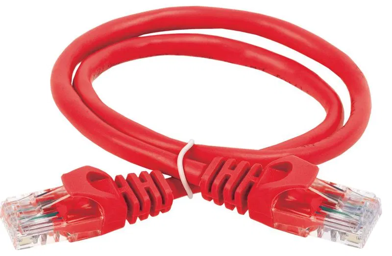 Патч-корд кат.5E UTP 5м красн. ITK PC04-C5EU-5M