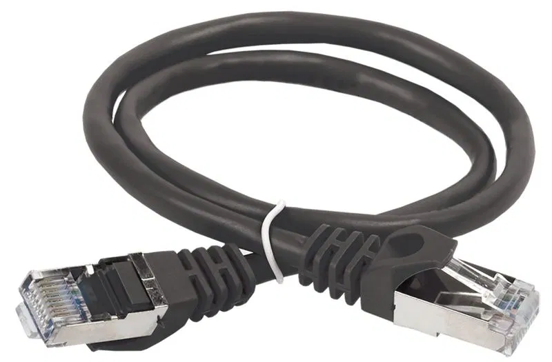 Патч-корд кат.5E FTP 2м черн. ITK PC09-C5EF-2M