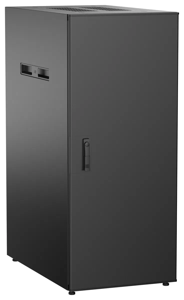ITK UNITBOX N Шкаф сетевой 19" напольный 28U 600х1000мм металлическая передняя дверь черный UBN05-28U61-M