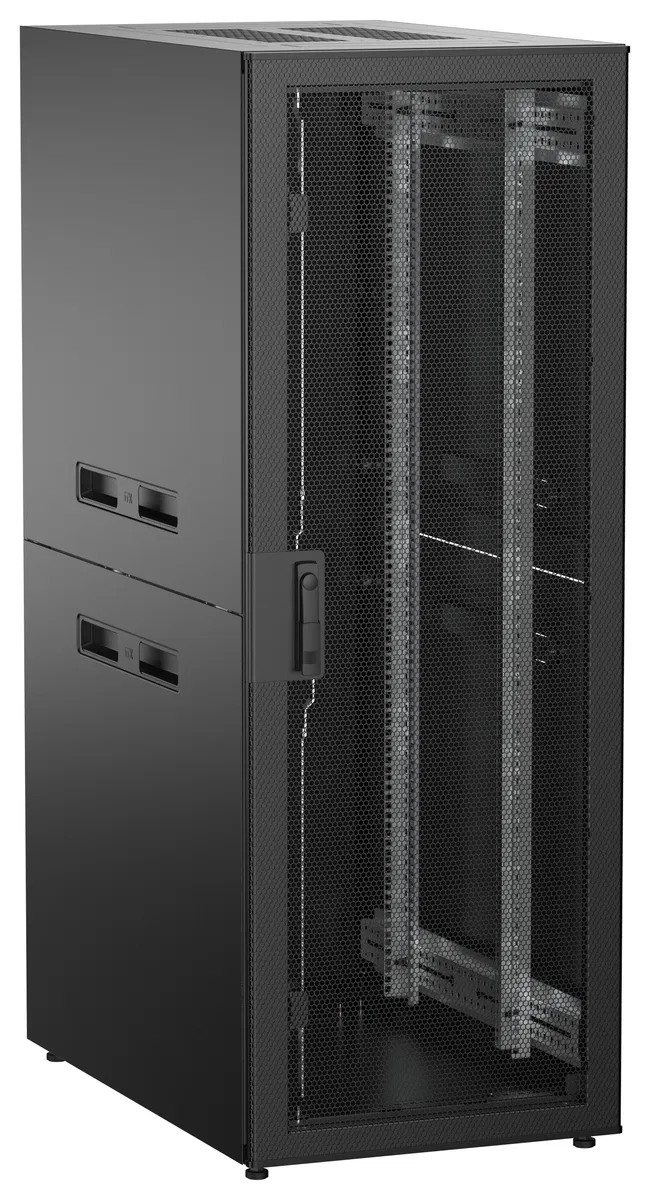 ITK UNITBOX N Шкаф сетевой 19" напольный 33U 600х1000мм перфорированная передняя дверь черный UBN05-33U61-P