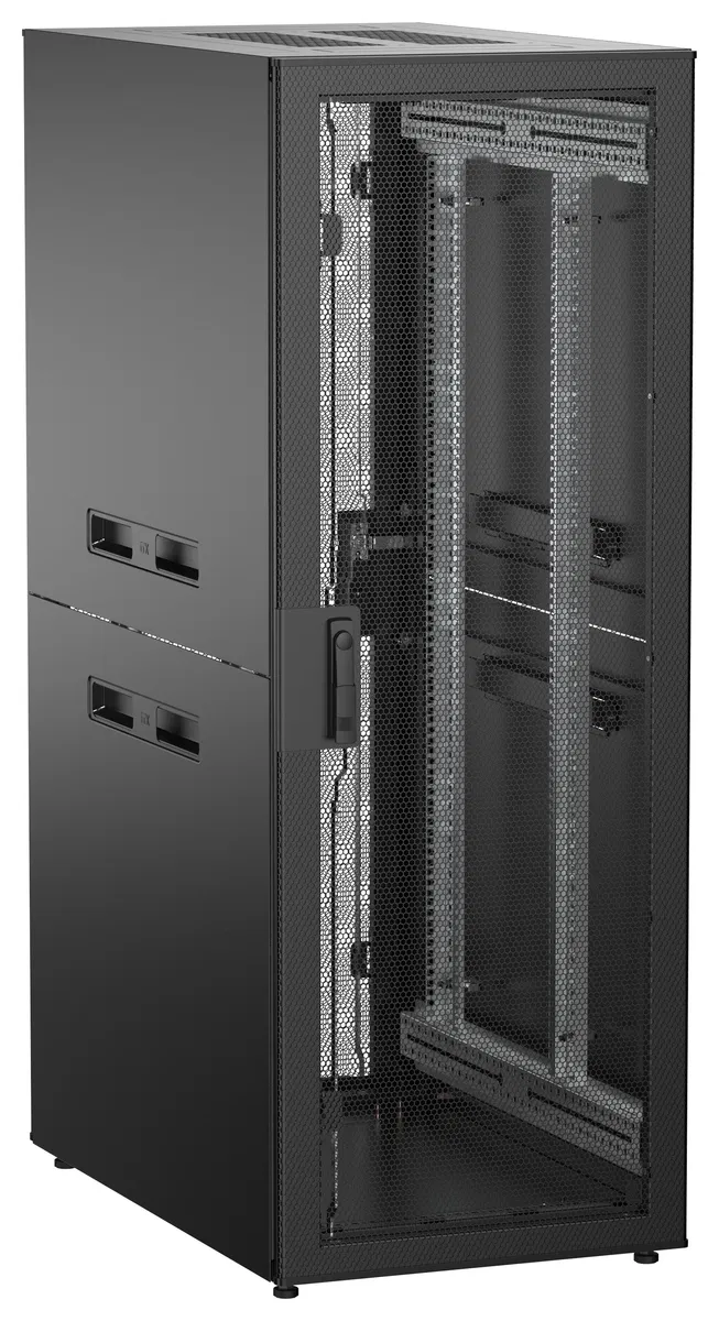 ITK UNITBOX N Шкаф сетевой 19" напольный 33U 600х1000мм перфорированные двери черный UBN05-33U61-PP