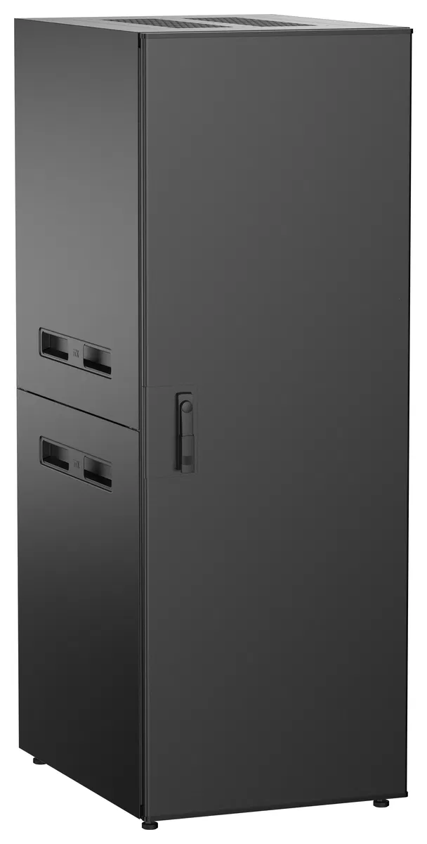 ITK UNITBOX N Шкаф сетевой 19" напольный 33U 600х800мм металлическая передняя дверь черный UBN05-33U68-M