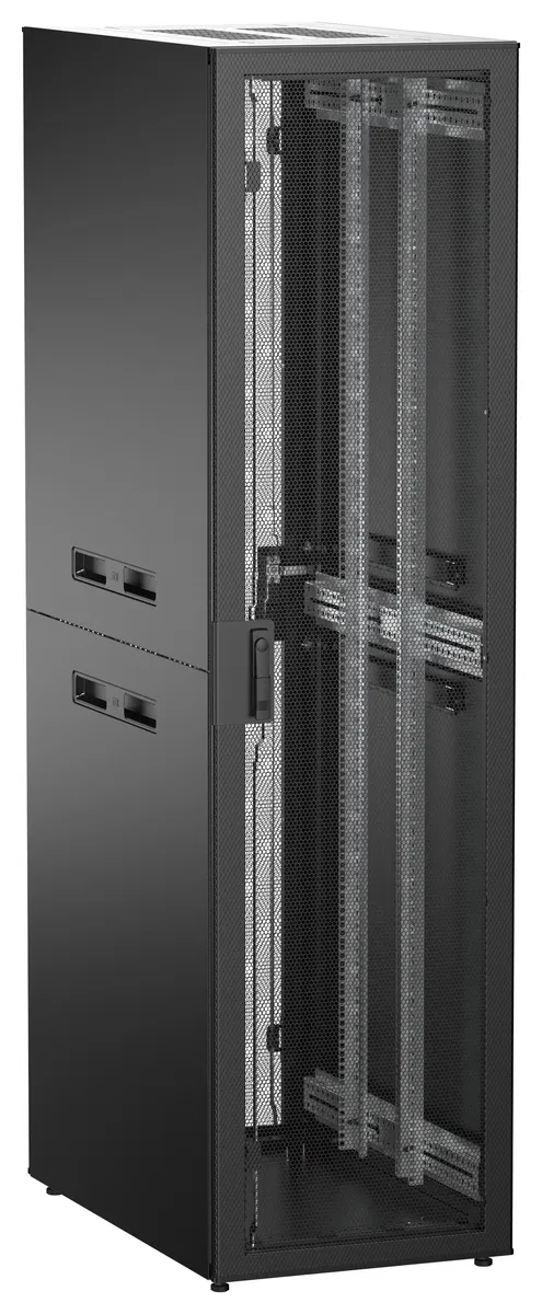 ITK UNITBOX N Шкаф сетевой 19" напольный 47U 600х1000мм перфорированные двери черный UBN05-47U61-PP