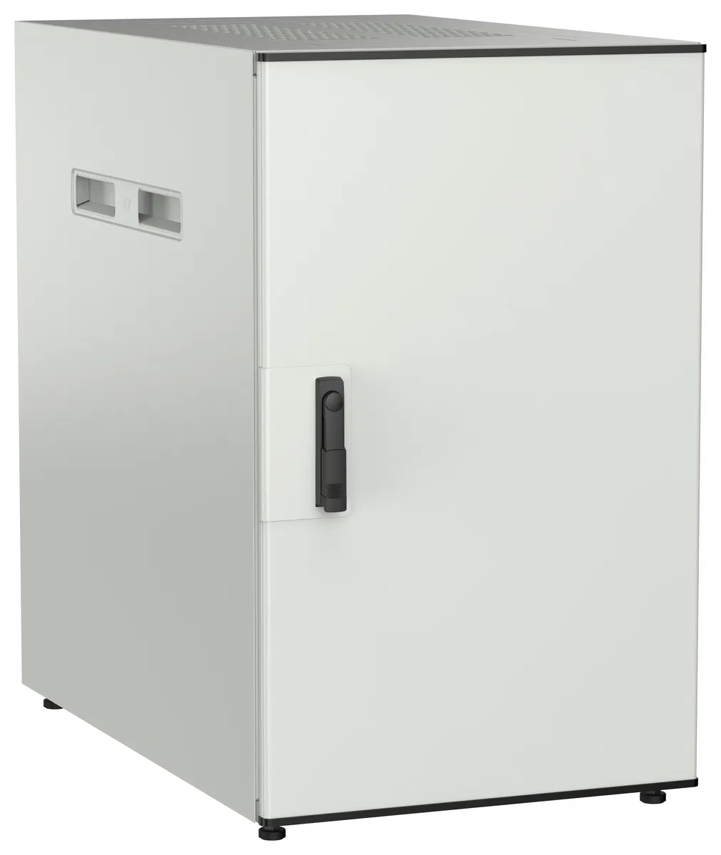 ITK UNITBOX N Шкаф сетевой 19" напольный 18U 600х1000мм металлическая передняя дверь серый UBN35-18U61-M