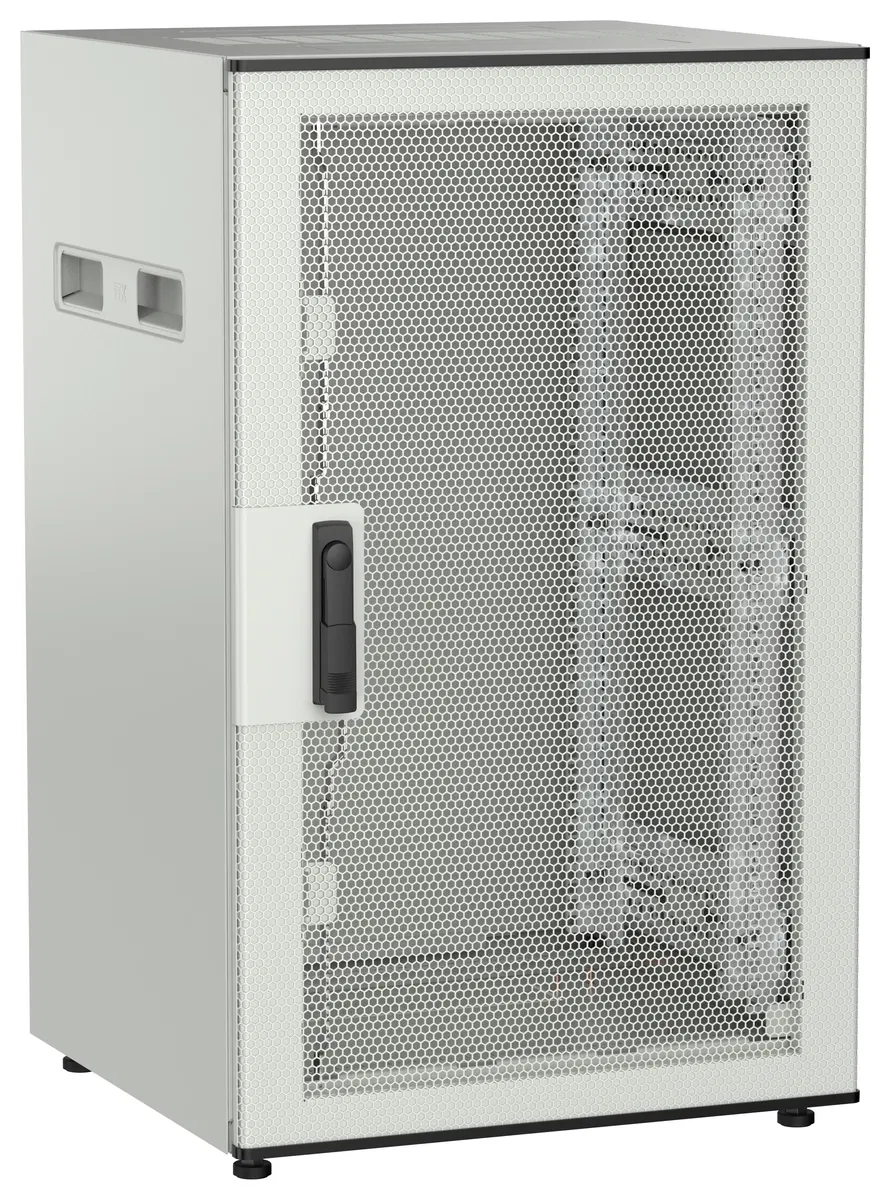 ITK UNITBOX N Шкаф сетевой 19" напольный 18U 600х600мм перфорированная передняя дверь серый UBN35-18U66-P