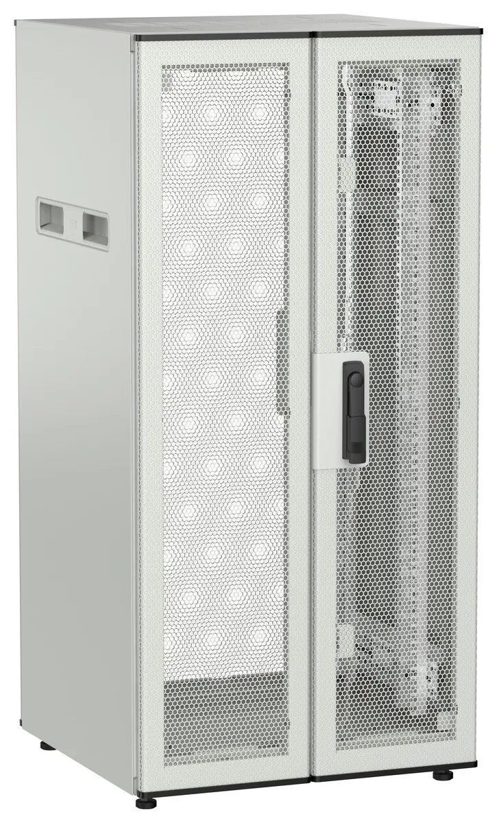 ITK UNITBOX N Шкаф сетевой 19" напольный 24U 600х600мм двери перфорированная металлическая двустворчатая перфорированная серый UBN35-24U66-2PP