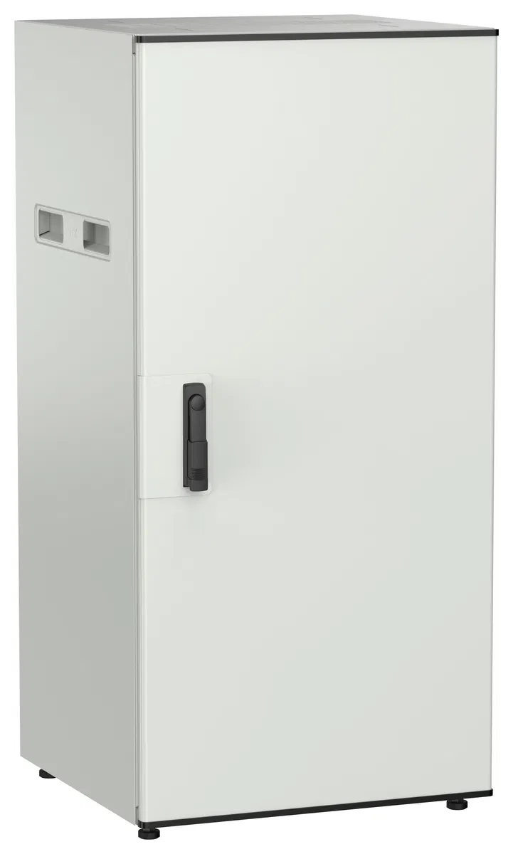 ITK UNITBOX N Шкаф сетевой 19" напольный 24U 600х600мм металлическая передняя дверь серый UBN35-24U66-M