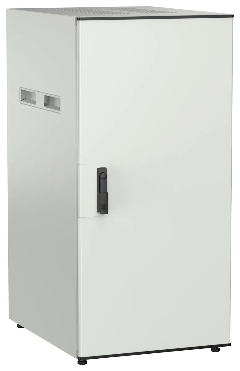 ITK UNITBOX N Шкаф сетевой 19" напольный 24U 600х800мм металлическая передняя дверь серый UBN35-24U68-M