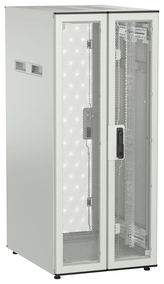 ITK UNITBOX N Шкаф сетевой 19" напольный 28U 600х800мм двери перфорированная металлическая двустворчатая перфорированная серый UBN35-28U68-2PP