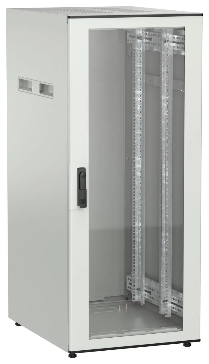 ITK UNITBOX N Шкаф сетевой 19" напольный 28U 600х800мм стеклянная передняя дверь серый UBN35-28U68-G