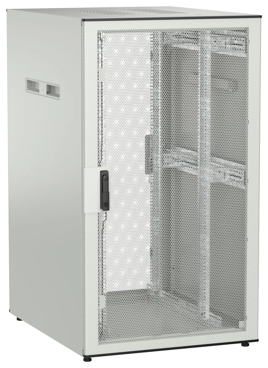 ITK UNITBOX N Шкаф сетевой 19" напольный 28U 800х1000мм перфорированная передняя дверь задняя перфорированная серый UBN35-28U81-PP