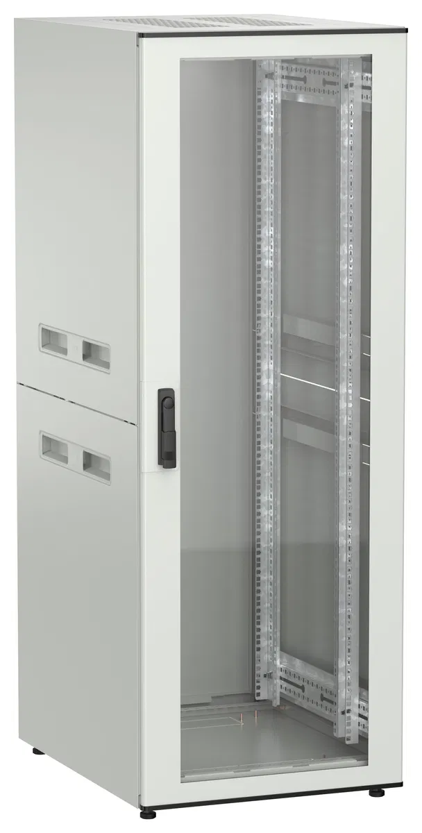 ITK UNITBOX N Шкаф сетевой 19" напольный 33U 600х800мм стеклянная передняя дверь серый UBN35-33U68-G