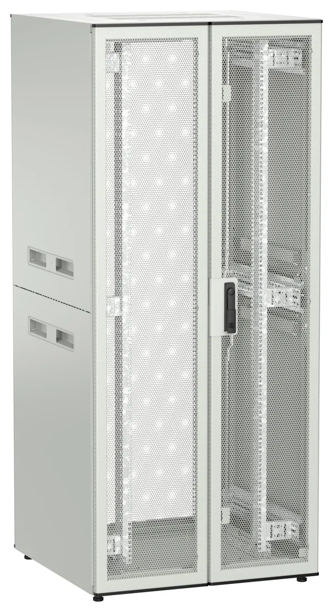 ITK UNITBOX N Шкаф сетевой 19" напольный 38U 800х800мм двери перфорированная металлическая двустворчатая перфорированная серый UBN35-38U88-2PP