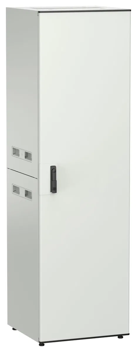 ITK UNITBOX N Шкаф сетевой 19" напольный 42U 600х600мм металлическая передняя дверь серый UBN35-42U66-M