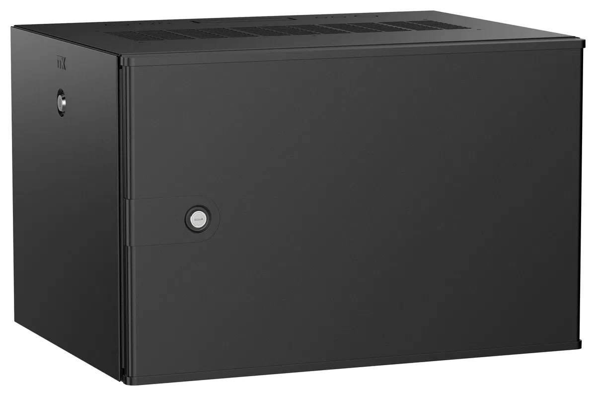 ITK UNITBOX W Шкаф настенный 6U 600х450мм дверь металлическая черный UBW05-06U64-M