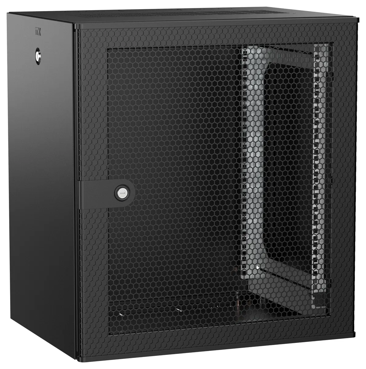 ITK UNITBOX W Шкаф настенный 12U 600х450мм дверь перфорированная черный UBW05-12U64-P