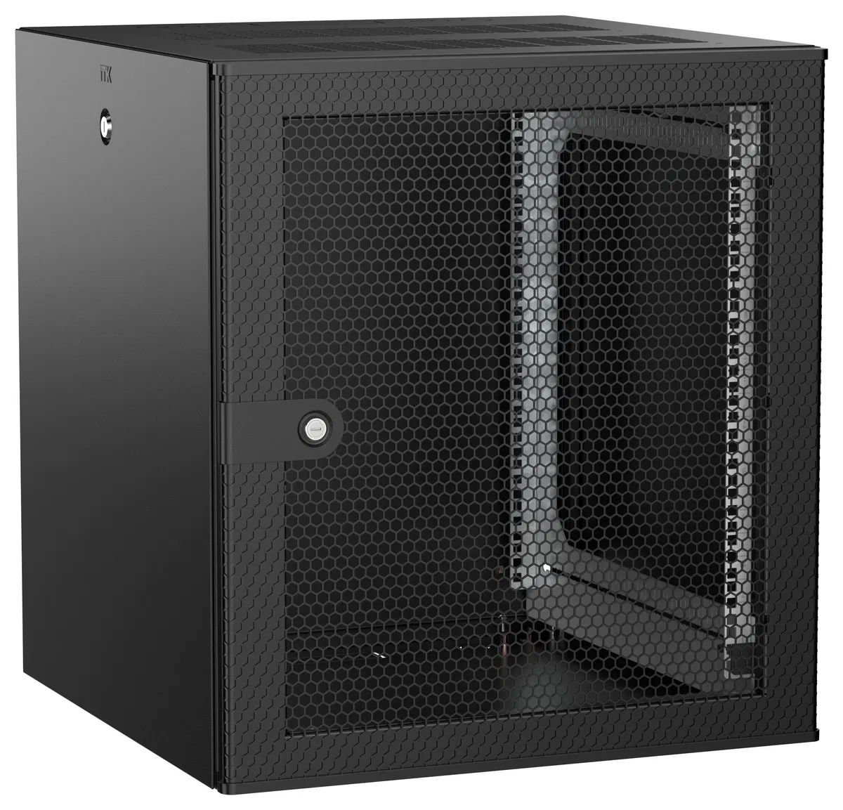 ITK UNITBOX W Шкаф настенный 12U 600х600мм дверь перфорированная черный UBW05-12U66-P