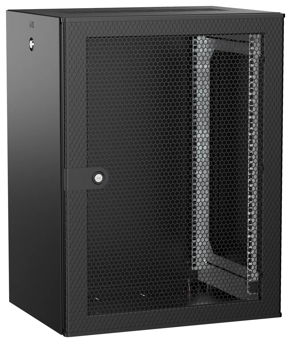 ITK UNITBOX W Шкаф настенный 15U 600х450мм дверь перфорированная черный UBW05-15U64-P