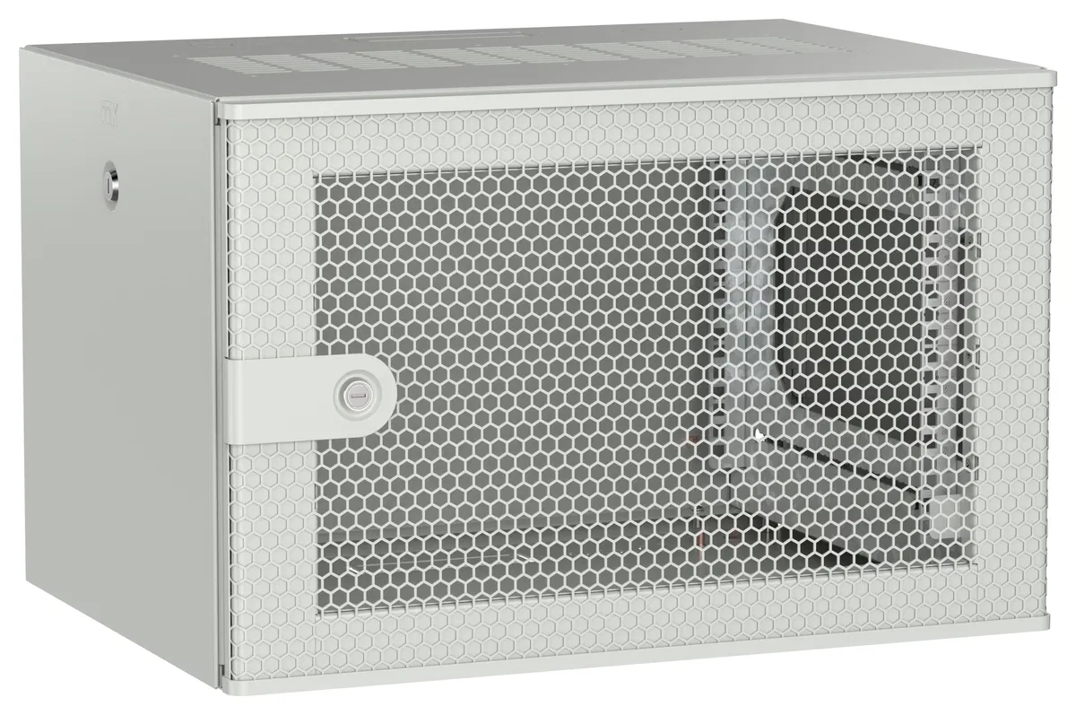 ITK UNITBOX W Шкаф настенный 6U 600х450мм дверь перфорированная серый UBW35-06U64-P