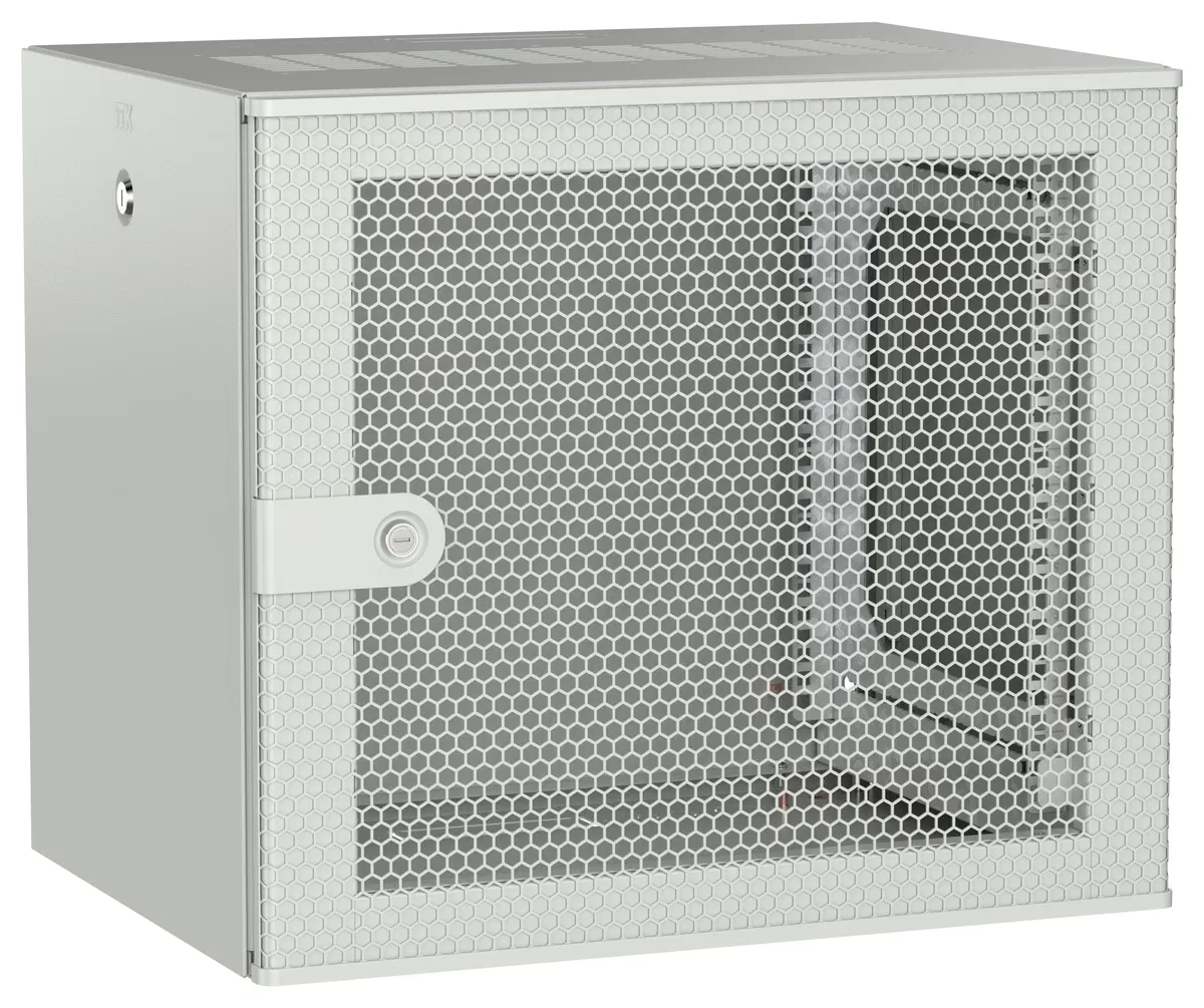 ITK UNITBOX W Шкаф настенный 9U 600х450мм дверь перфорированная серый UBW35-09U64-P