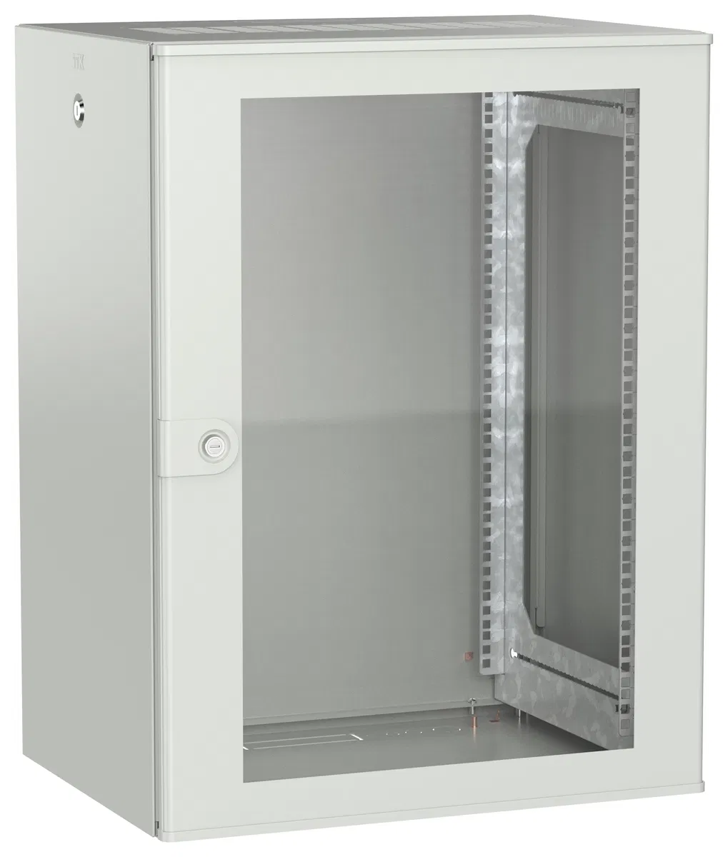 ITK UNITBOX W Шкаф настенный 15U 600х450мм дверь стеклянная серый UBW35-15U64-G