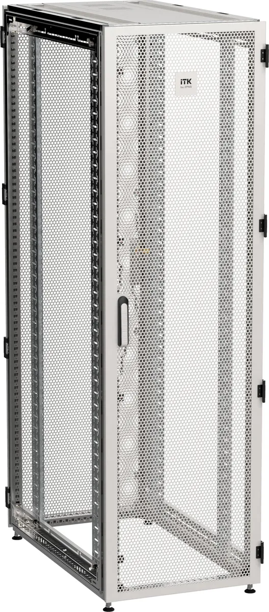 ITK by ZPAS Шкаф серверный 19" 45U 600х1000 одностворчатые перфорированные двери серый РФ ZP35-45U-0610-PP-R