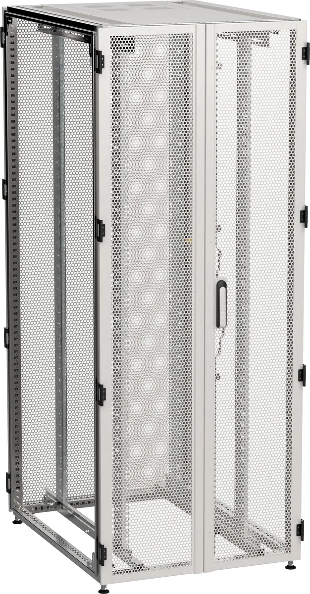 ITK by ZPAS Шкаф серверный 19" 45U 800х1000 двухстворчатые перфорированные двери серый РФ ZP35-45U-0810-P2P-R