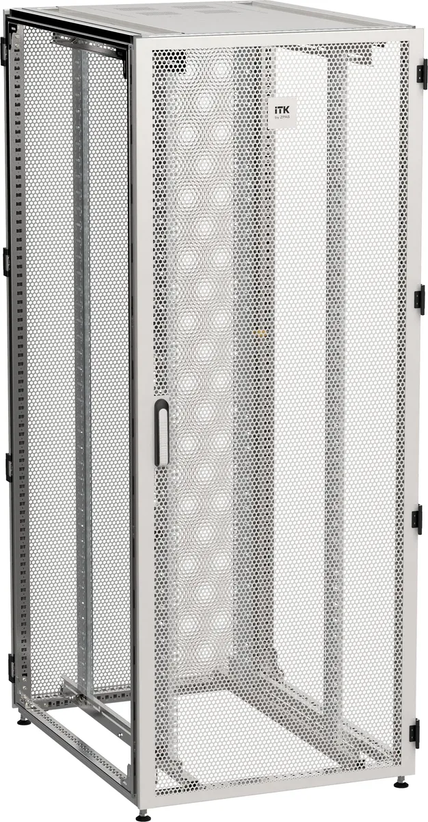 ITK by ZPAS Шкаф серверный 19" 45U 800х1000 одностворчатые перфорированные двери серый РФ ZP35-45U-0810-PP-R
