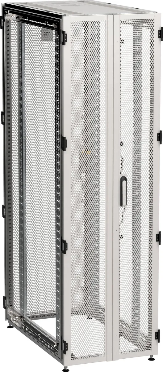 ITK by ZPAS Шкаф серверный 19" 47U 600х1000 двухстворчатые перфорированные двери серый РФ ZP35-47U-0610-P2P-R