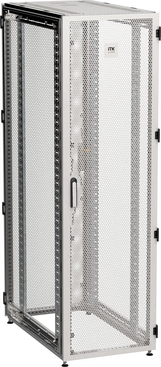 ITK by ZPAS Шкаф серверный 19" 47U 600х1200 одностворчатые перфорированные двери серый РФ ZP35-47U-0612-PP-R