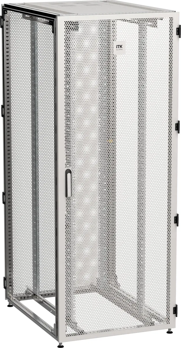 ITK by ZPAS Шкаф серверный 19" 47U 800х1000 одностворчатые перфорированные двери серый РФ ZP35-47U-0810-PP-R