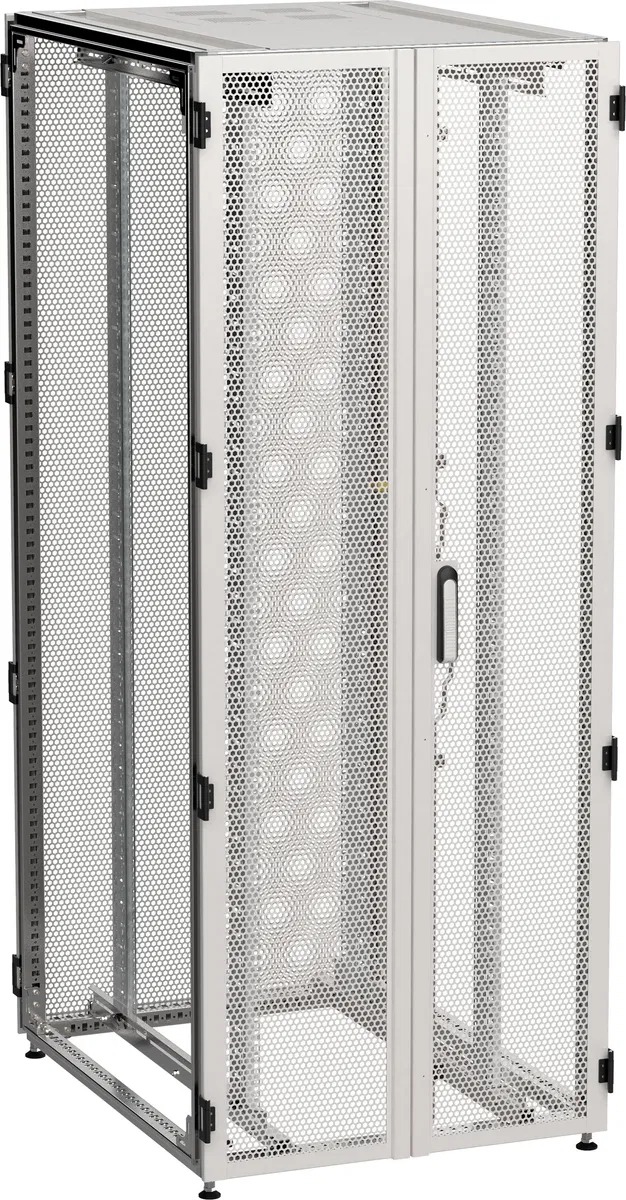 ITK by ZPAS Шкаф серверный 19" 47U 800х1200 двухстворчатые перфорированные двери серый РФ ZP35-47U-0812-P2P-R