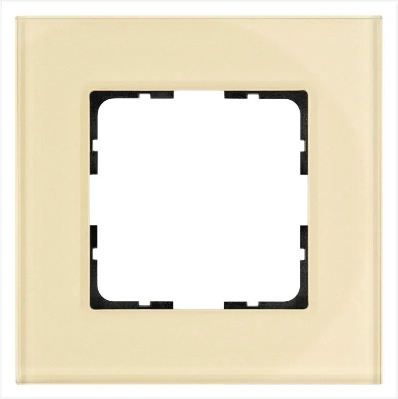 Рамка 1-м G-Glass стекло шампань Champagne Gold Jasmart G1001GG