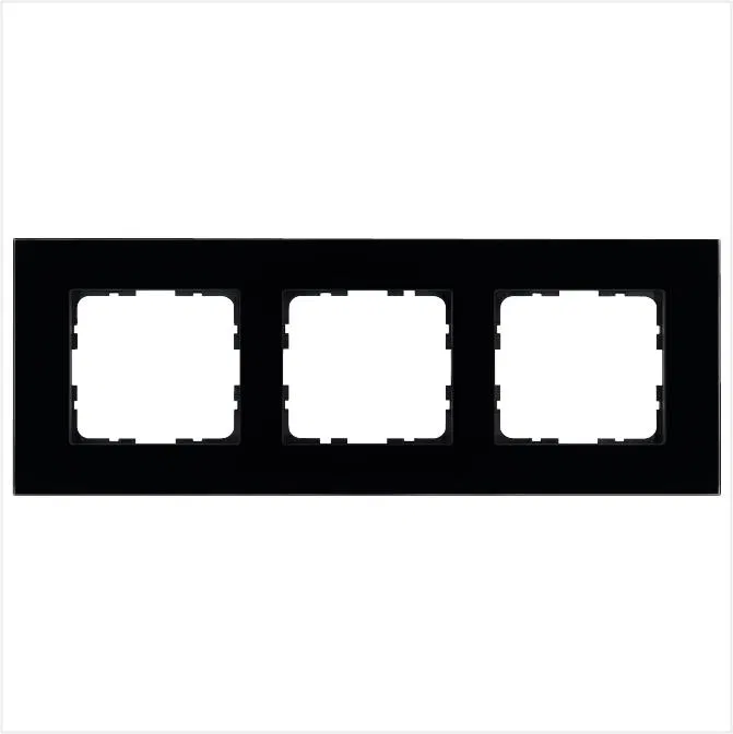 Рамка 3-м G-Glass стекло черн. Black Glass Jasmart G1003GB