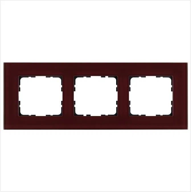 Рамка 3-м G-Glass стекло гранат. JasmartG1003GH