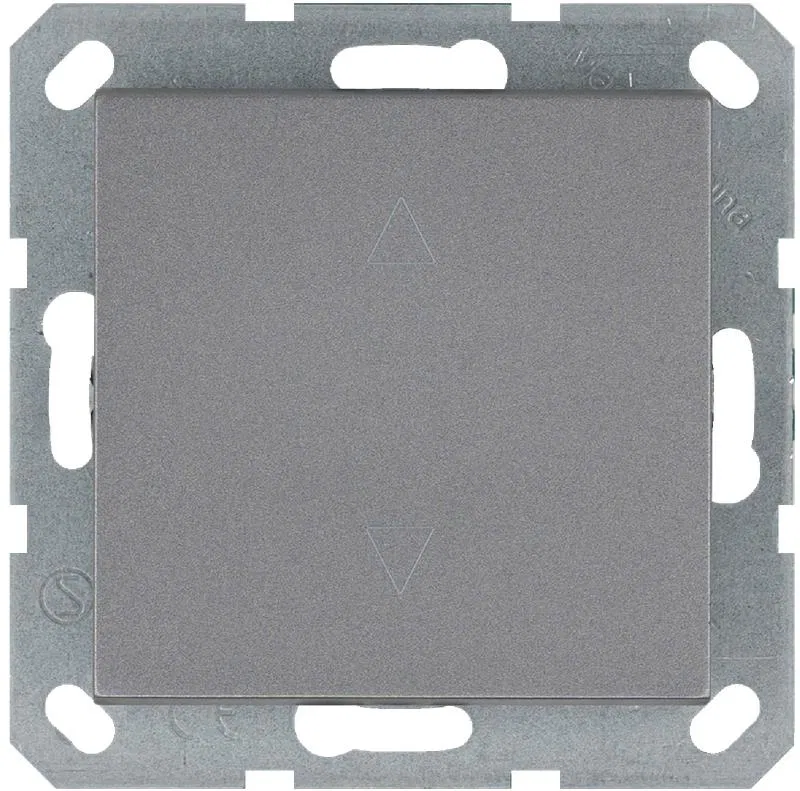 Выключатель для жалюзи 1-кл. 10А IP20 механизм алюм. Jasmart G3018S