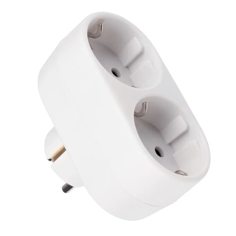 Разветвитель с заземл. 16А AD-2G 3.5кВт JazzWay 5004641