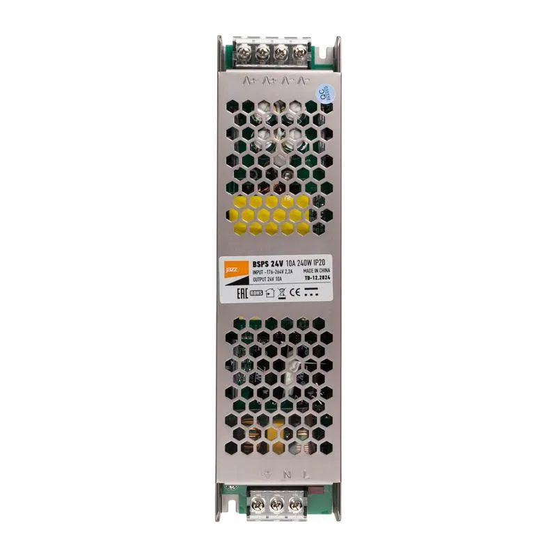Блок питания для светодиодной ленты 240Вт 10А 24В IP20 BSPS метал. Pro+ JazzWay 5024250