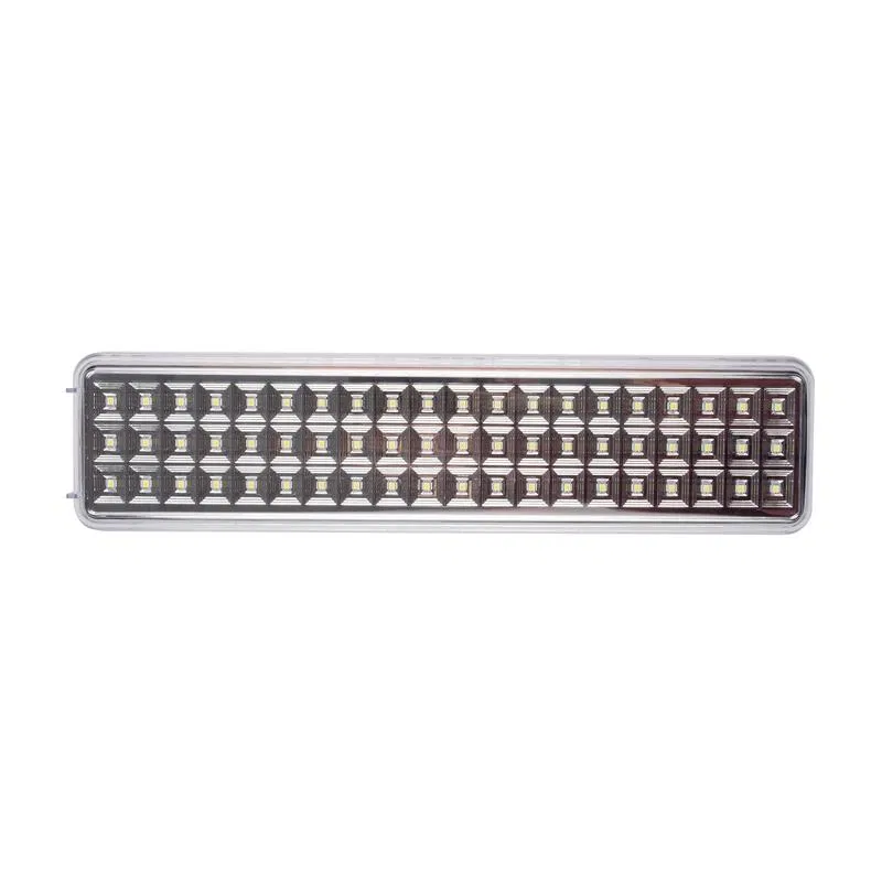 Фонарь-светильник аккумуляторный Accu9-L60-wh аварийный 60SMD яркий 300лм 2ч/эконом 90лм 6ч 220В аккум. Li-ion 3.7В 2.4А.ч бел. JazzWay 5024540