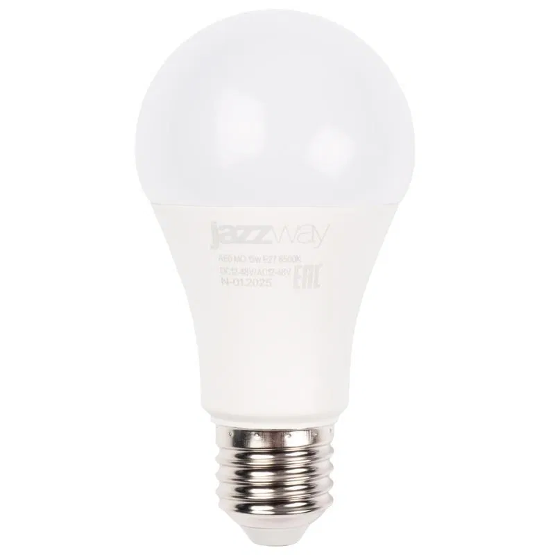 Лампа светодиодная низковольтная PLED-A60 MO 15Вт 6500К холод. бел. E27 12-48В AC/DC Pro JazzWay 5050594