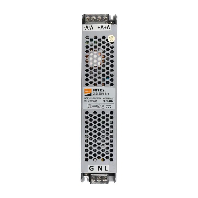 Блок питания для светодиод. ленты BSPS 12В 25.00А=300Вт IP20 JazzWay 5062146