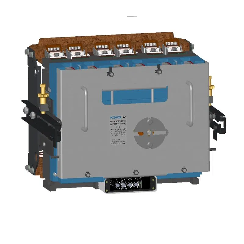 Выключатель автоматический 3п 1600А 80кА ВА55-43-331850 УХЛ3 690В AC НР=230В AC/220В DC КЭАЗ 120636
