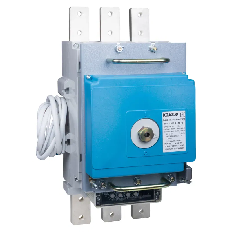 Выключатель автоматический 3п 630А 135кА ВА53-41-341130 УХЛ3 690В AC ПЭ230AC КЭАЗ 220485