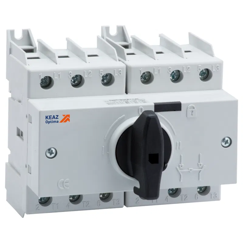 Выключатель-разъединитель реверсивный 3п 125А OptiSwitch DI-125-3C КЭАЗ 332084