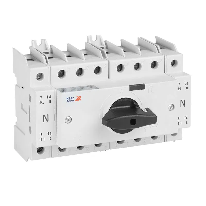 Выключатель-разъединитель реверсивный 4п 125А OptiSwitch DI-125-4C КЭАЗ 332091